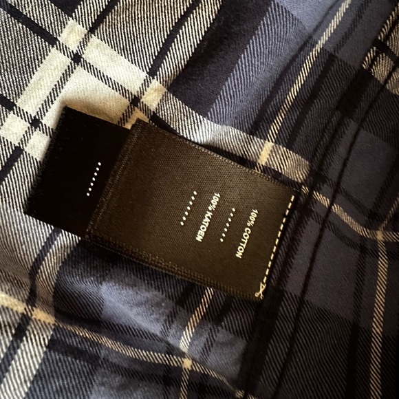 Harley-Davidson Men's Essence Blue Plaid Flannel Button-Up Long Sleeve small - Picture 4 of 4